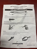 Screenshot of a PDF document presenting operating instructions for the Jameson EMI Hardened MIL-PRF-44259 light.