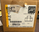 Box of 3/4 inch Schedule 80 PVC Tee fittings (Spears 801-007), indicating bulk packaging.