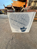 Side view of the factory box packaging for the new 1 inch marine sanitation hose.