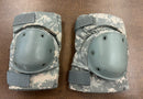 Brand new, authentic Made in America military knee pads, Size Medium, with real camo pattern from Boyer Surplus.