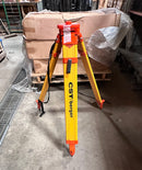 New CST/Berger WDF20MAX heavy-duty survey tripod fully extended to 71 inches, showing its stable stance.
