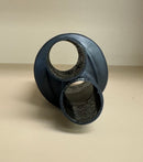 Top end view of the Raychem heat shrink breakout, showing the opening for cable entry.