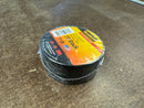 Roll of new 3M Scotch Black 77 Arc Proofing Tape, 1-1/2 inch width, top view.