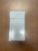 Side view of the Siemens W0204ML1060 load center, highlighting its 8" height and 4 1/4" depth.