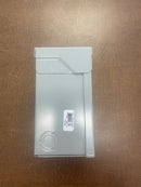 Another side view of the Siemens W0204ML1060 load center, highlighting its 8" height and 4 1/4" depth.