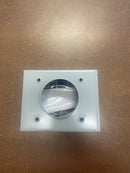 Top view of the Siemens 60A load center, clearly displaying the HS hub type connection point.