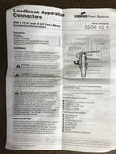 The instruction sheet for the Cooper Power LE215A06X 15kV Load Break Elbow.