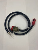 New/unused military surplus NATO Receptacle umbilical cable assembly, shown coiled from a top view.