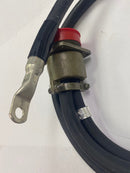 Top view of the new/unused NATO Receptacle umbilical cable assembly, showing both connection ends and the 1/0 wire.