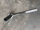 New ratchet wrench with a 14mm impact socket attached, shown from the front/top.